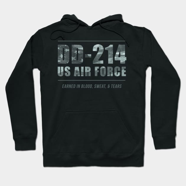 DD-214 US Air Force Hoodie by Victor Wear